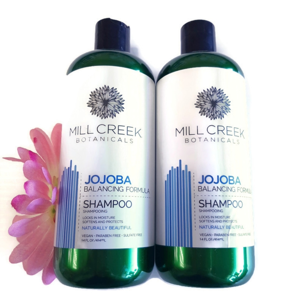 MILLCREEK Jojoba Balancing Shampoo Set of 2 414mL Bottles Vegan
